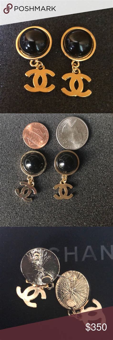 preowned chanel earring|used Chanel earrings for sale.